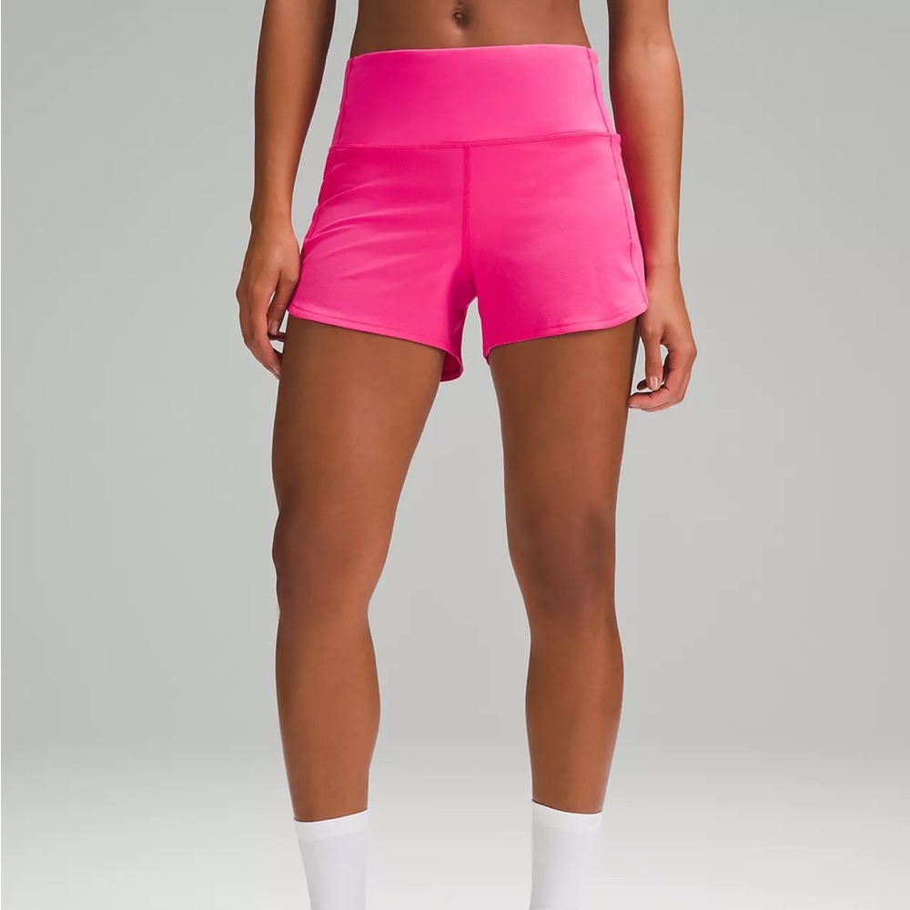 Sonic pink Speed Up High-Rise Lined Short 4"